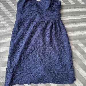 David’s Bridal Navy Dress